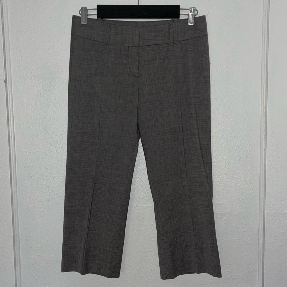 BOSS HUGO BOSS Tullana2 
 Women’s mini houndstooth flared capri dress pant sz.4